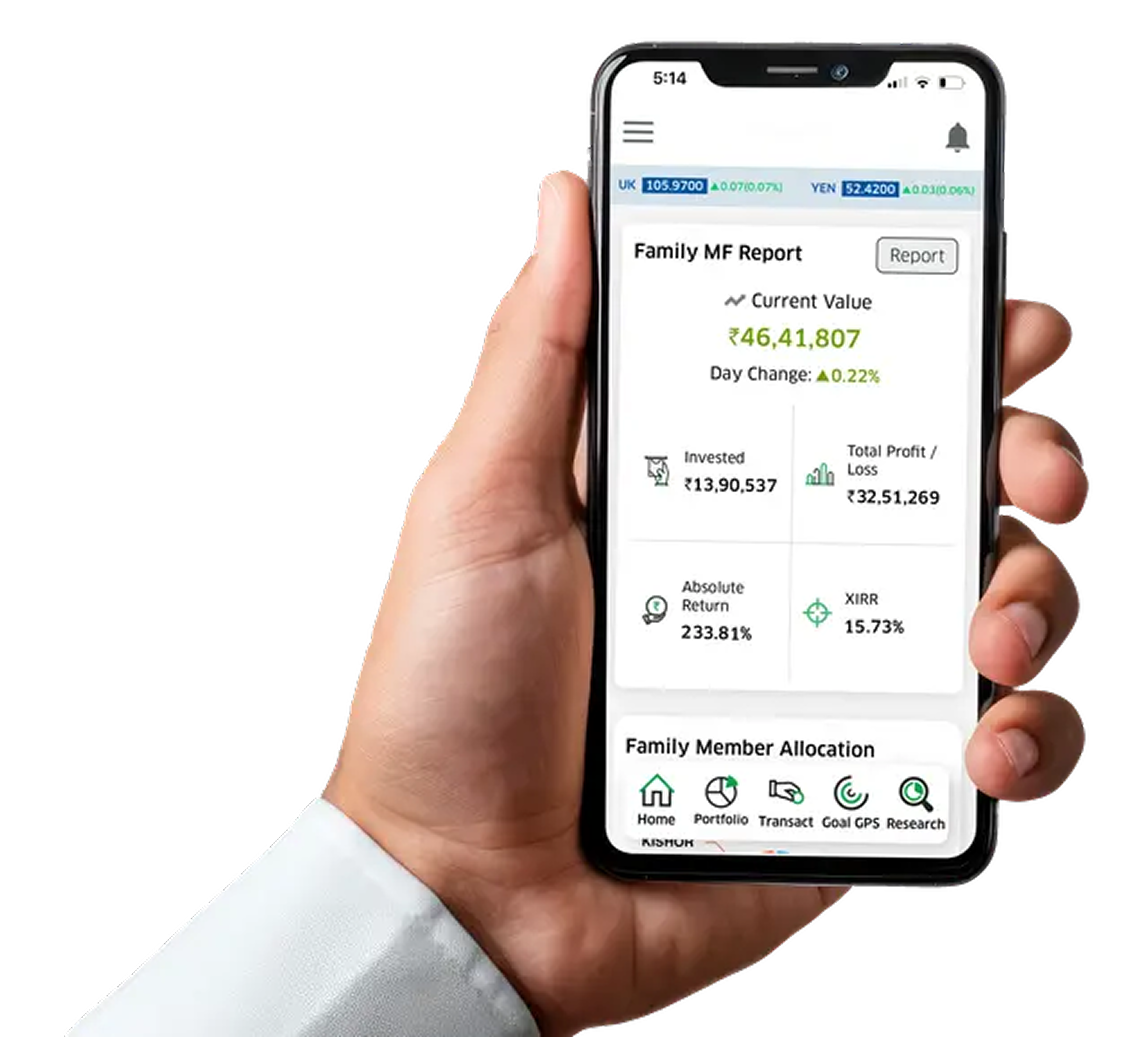 Mobile UI